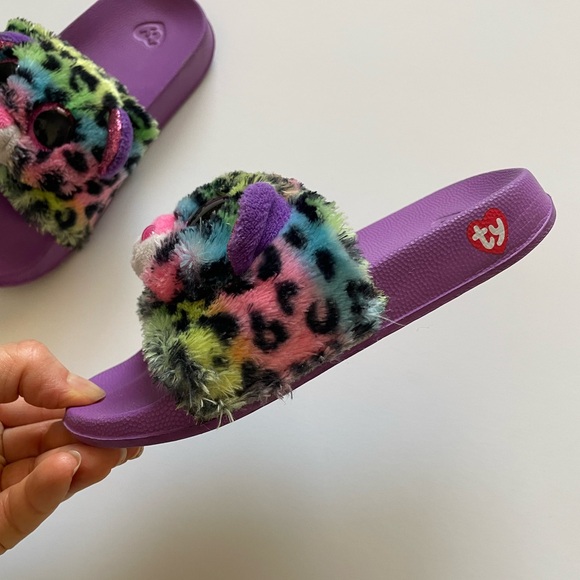 Kids girl TY plush animal sandals - Picture 10 of 12